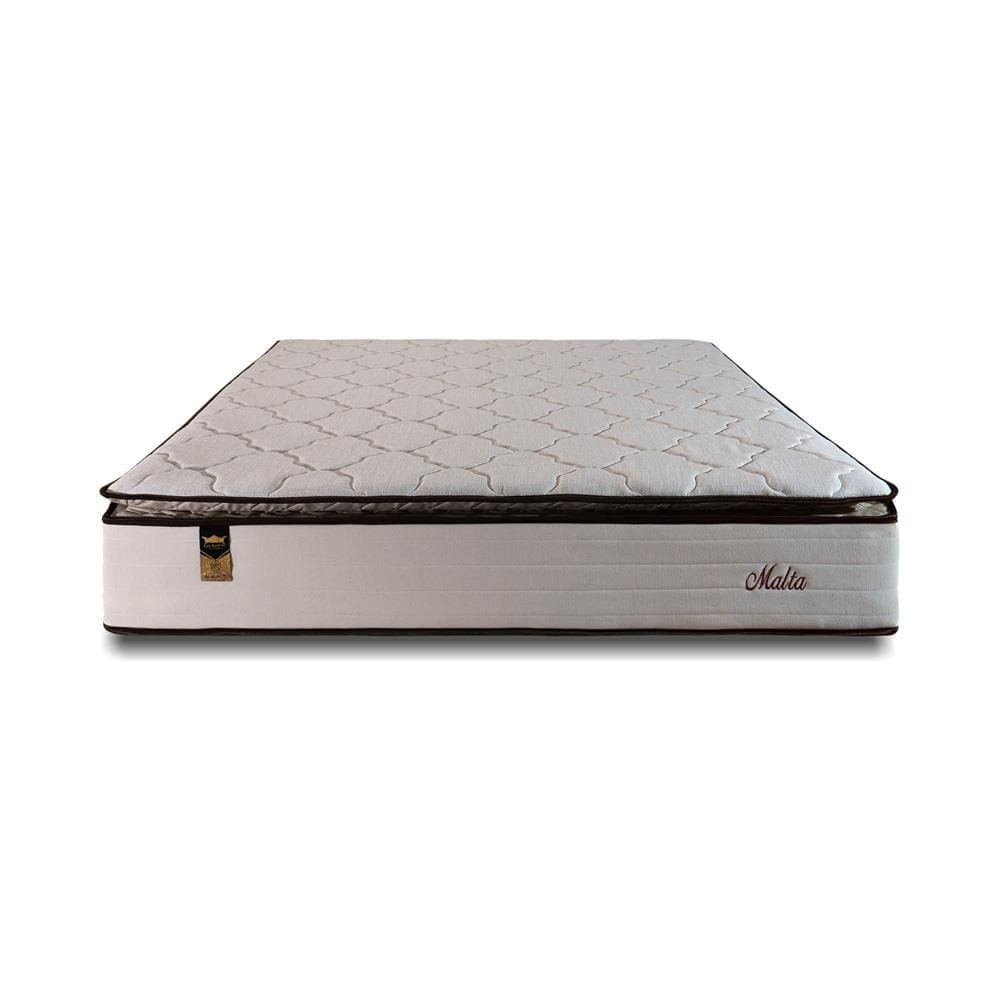 Colchão de Casal Hellen Malta Linho com Molas Ensacadas e Espuma D26 28x138x188cm Bege