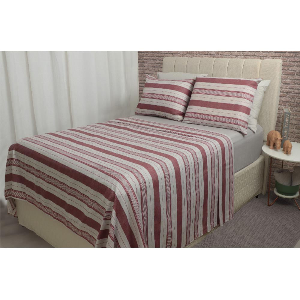 Jogo de Cama Duplo Casal 4 Peças 140 Fios 250x220cm Loretto Realce Premium - Sultan