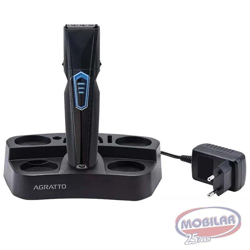 Aparador De Pelo Máquina Para Acabamento Vizzo Agratto AP03 Cor Preto Bivolt