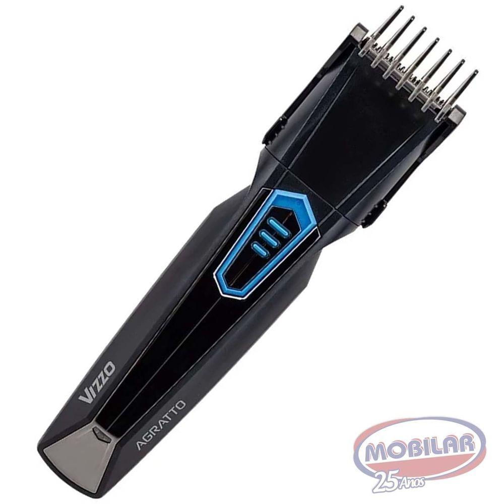 Aparador De Pelo Máquina Para Acabamento Vizzo Agratto AP03 Cor Preto Bivolt