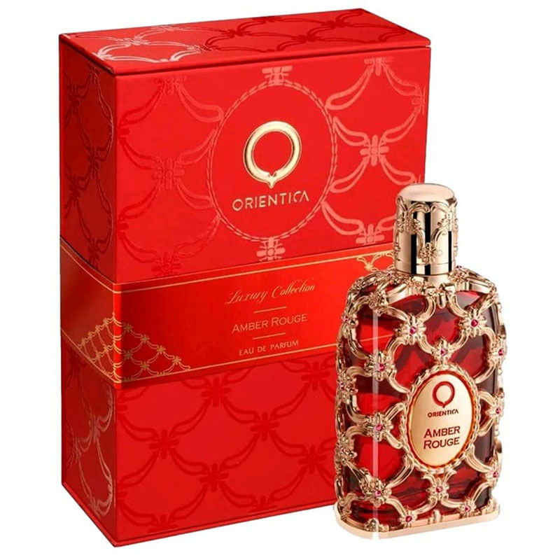 Perfume Amber Rouge Orientica Al Haramain Eau de Parfum 80ml Importado 80ml