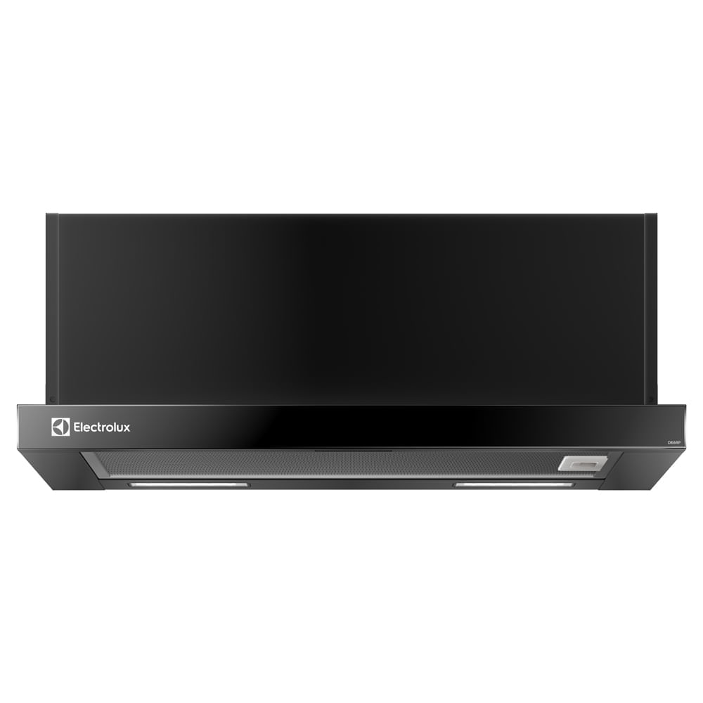 Depurador de Ar Electrolux 60cm Retrátil Preto Efficient com Luz de Led (DE6RP) 220V