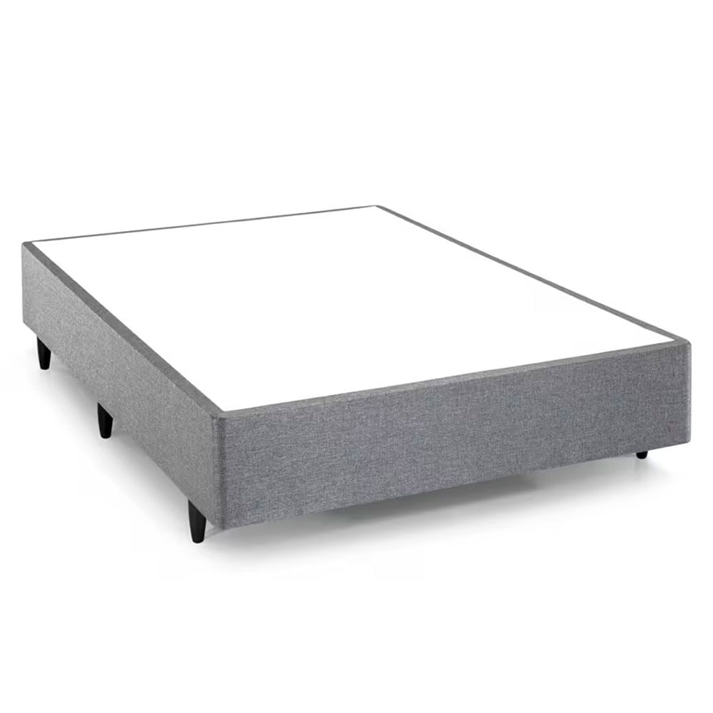 Base Box Casal Silver Confort Linho 39x138x188cm Herval