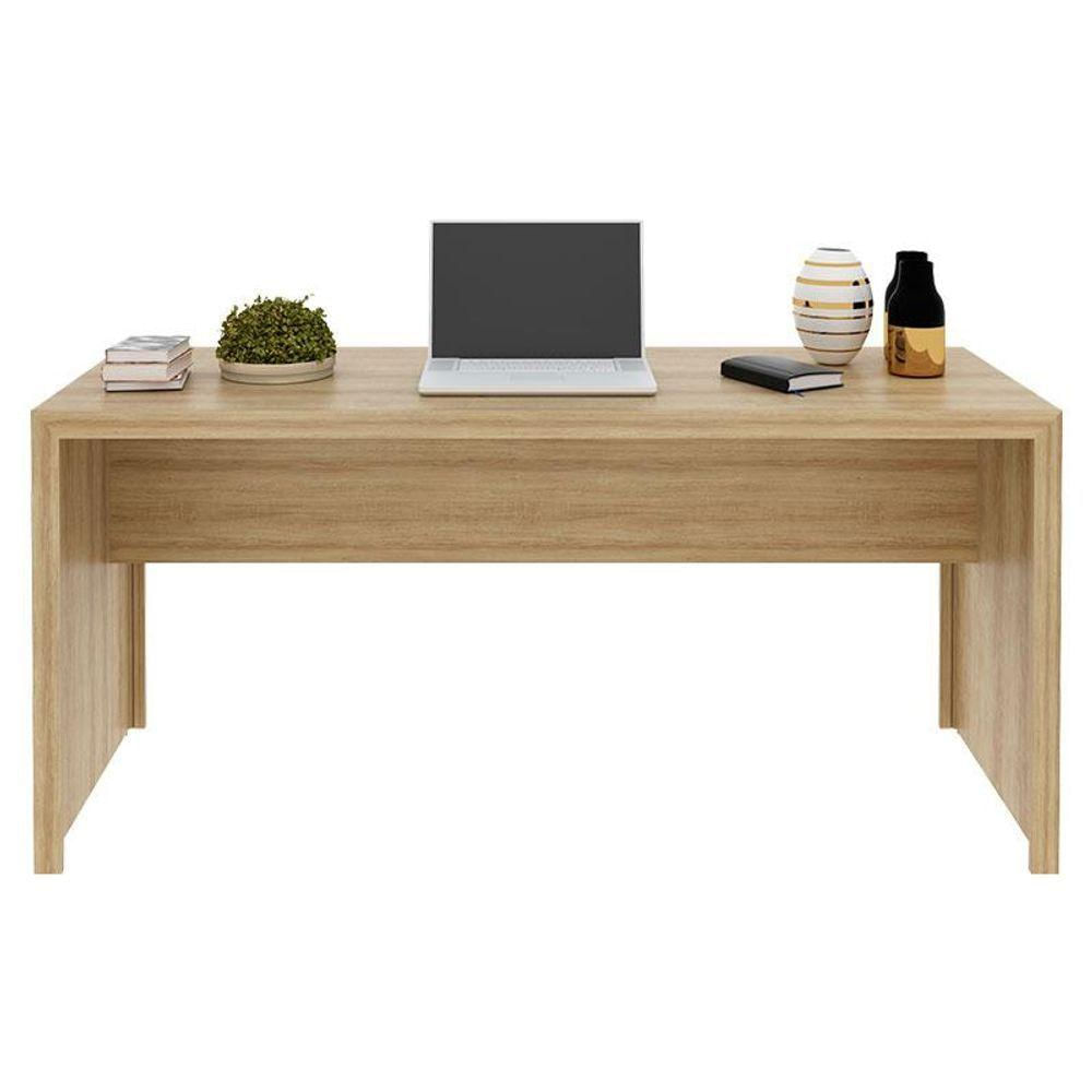 Mesa Para Escritório Me4109 E Armário Gaveteiro Arquivo Me4148 Amêndoa - Tecnomobili