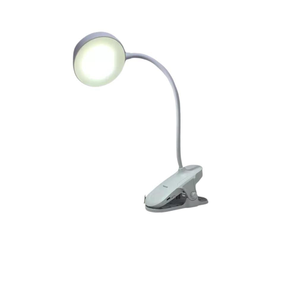 Lâmpada De Mesa Luminaria Recarregável Led Kapbom Ka-t1779 Branco