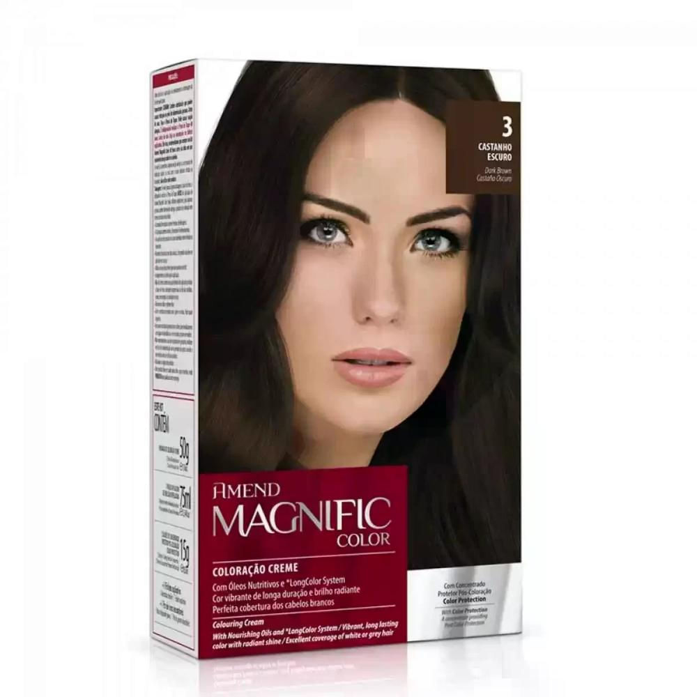 Coloração Magnific 3 Castanho Escuro Amend