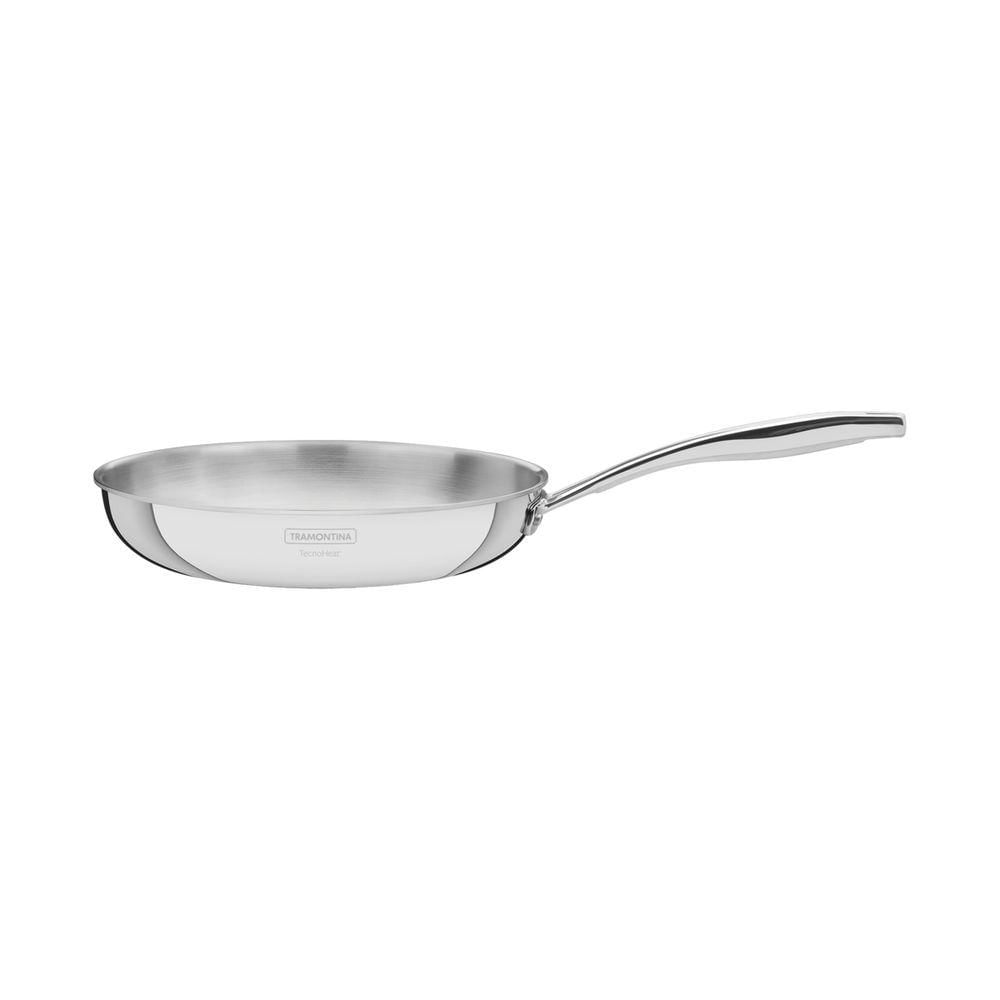 Frigideira Tramontina Grano Em Aço Inox Corpo Triplo Com Cabo 20 Cm 1,2 L