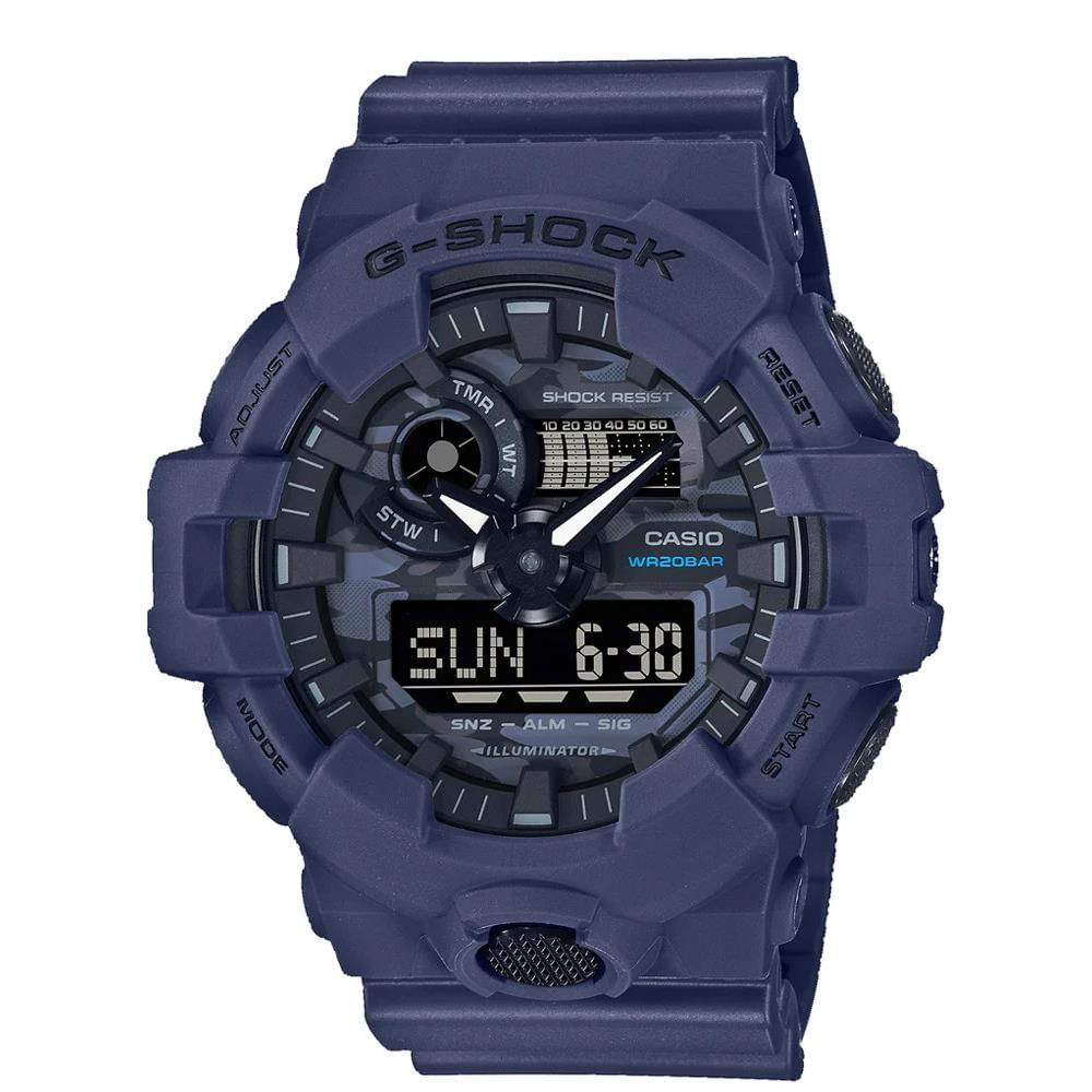 Relógio Casio Masculino Ref:Ga-700ca-2adr G-Shock Anadigi