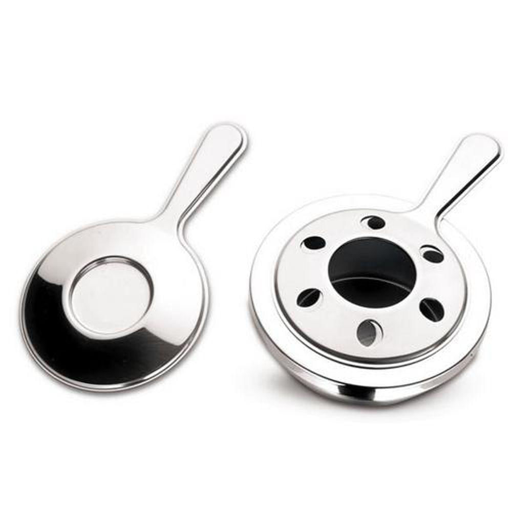Fogareiro Para Fondue Tramontina Em Aço Inox Com Regulador De Chama