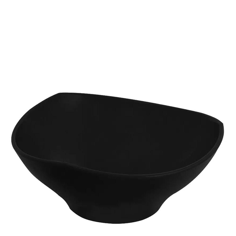 Bowl Flowers 1,5l Preto Em Policarbonato Linha Profissional Cook Vem