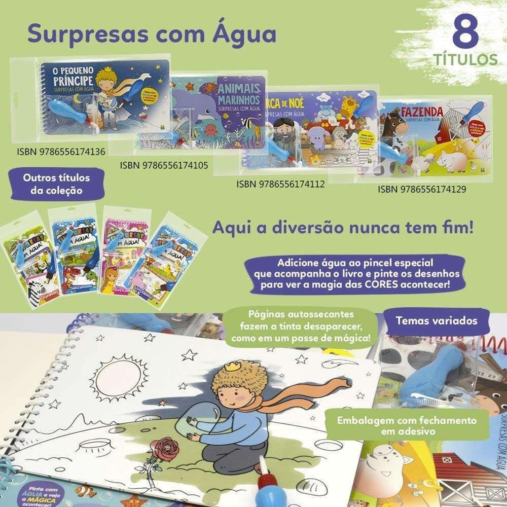 Livro Surpresas Com água Unicórnios