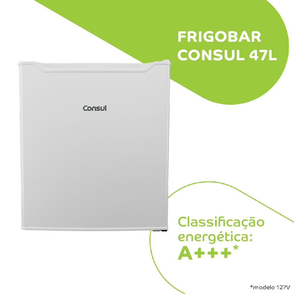 Frigobar Consul 47 Litros CRC04AB Branco / 220V