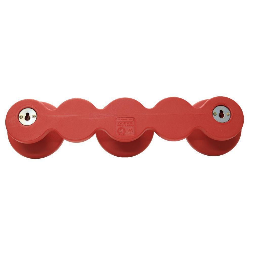 Cabide Infantil Tramontina Bola Em Polietileno Vermelho
