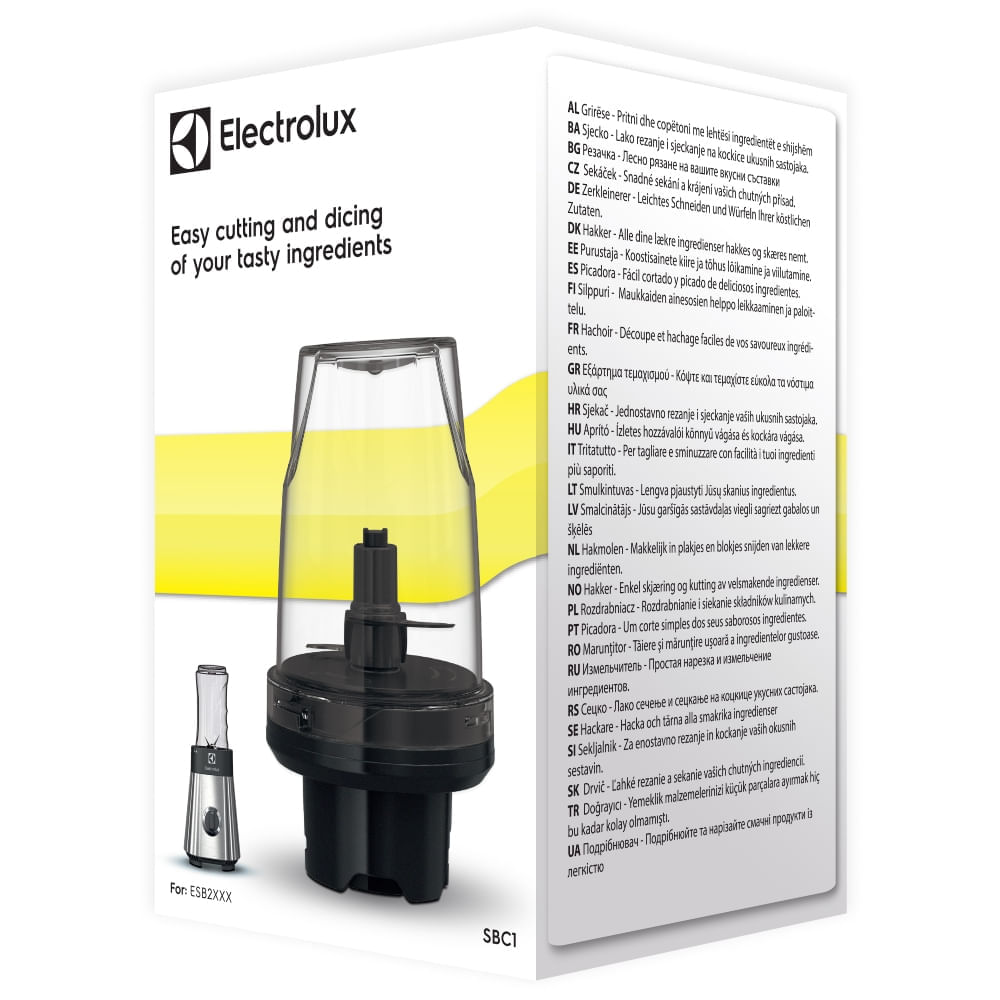 Cortador e triturador de alimentos para Sport Blender (SBC1) Electrolux Não se aplica