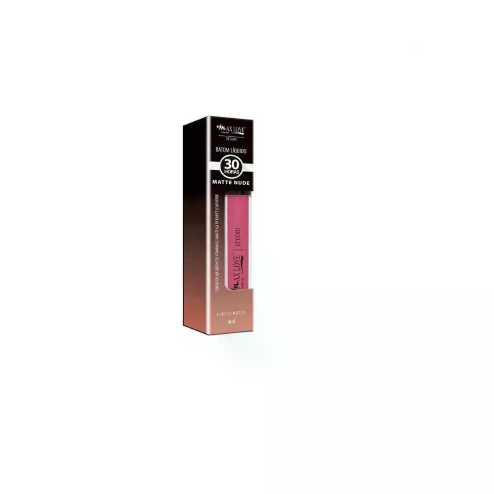 Batom Líquido Matte 30 Horas Nude Cor 672 Max Love 4ML