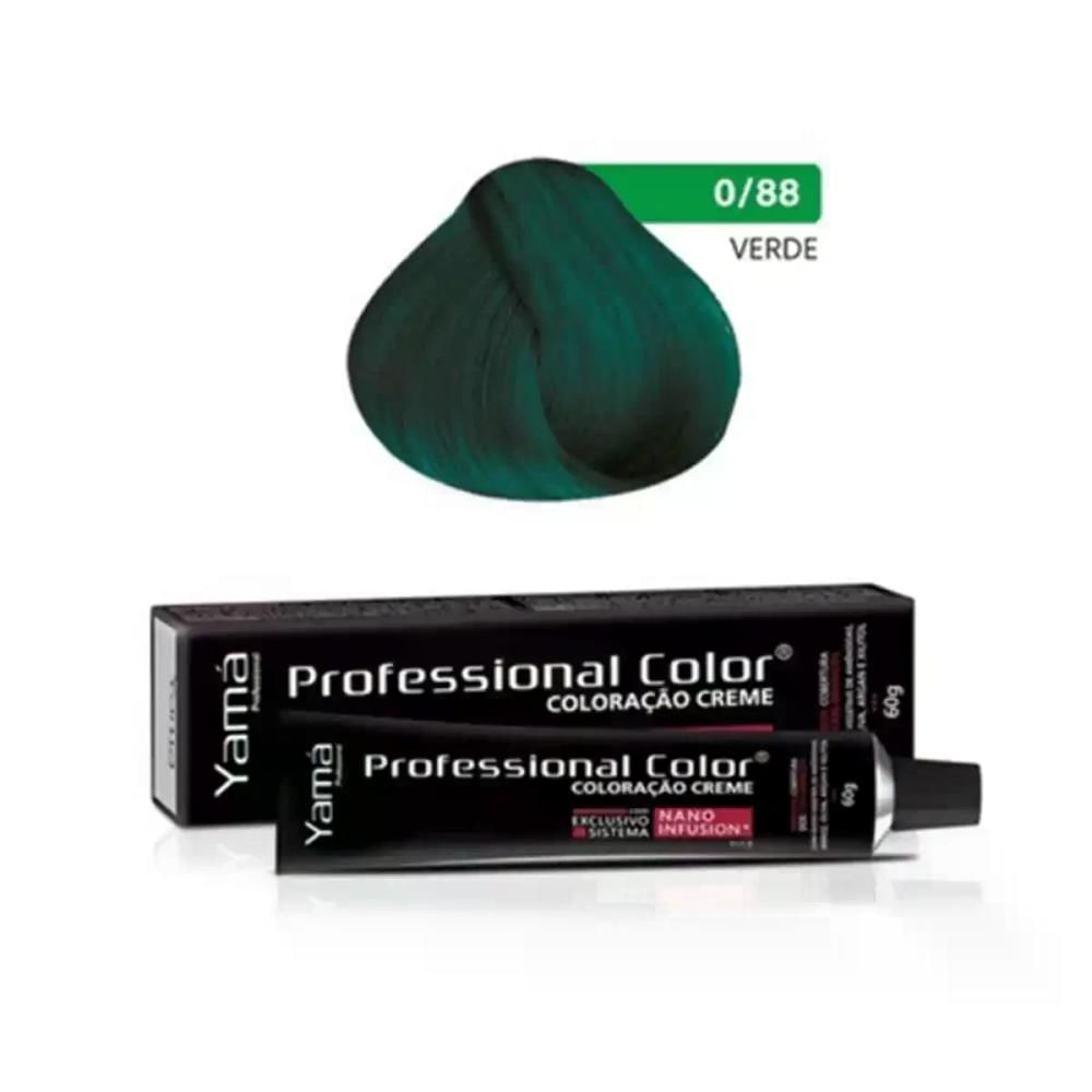 Coloração Nano Color Mix Infusion Verde 0.88 Yamá 60G