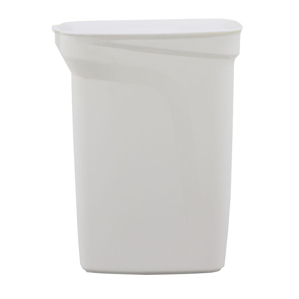 Lixeira Tramontina Compact 10l Branco Com Haste Em Aço