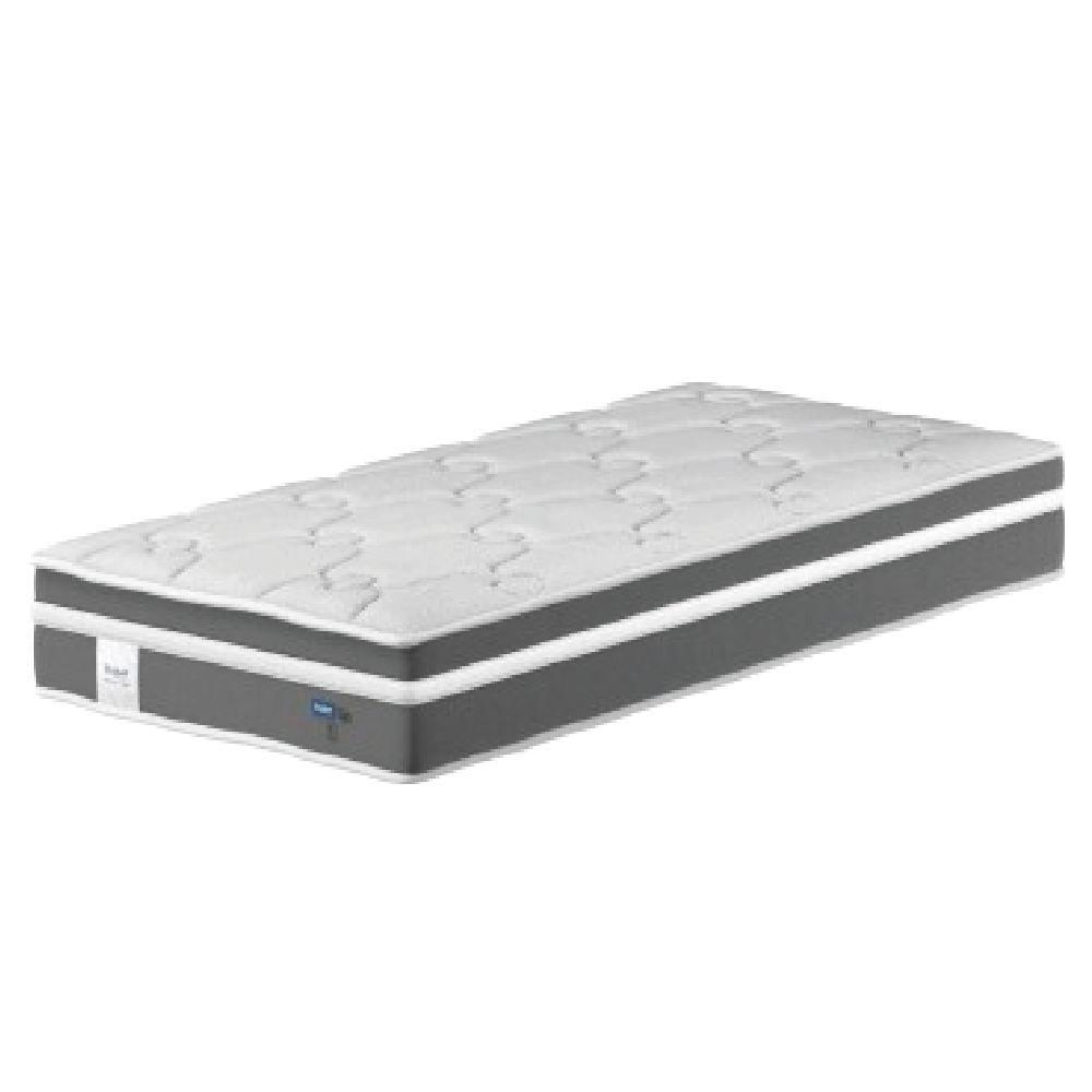Colchão Solteiro Molas Ensacadas Euro In Up 88x188x26cm Cinza-branco Probel Cinza - Branco