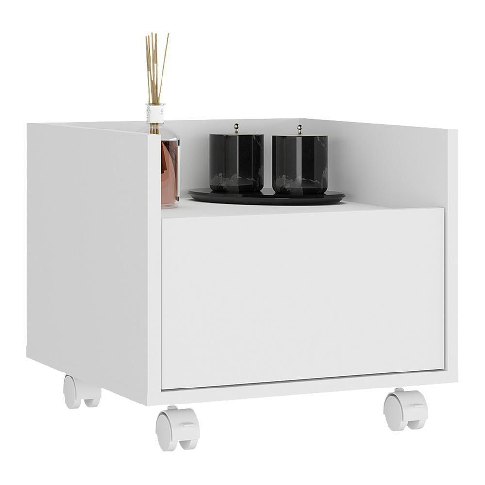Gabinete Armário Banheiro 40Cm Com Rodízios MultimóveisV5035