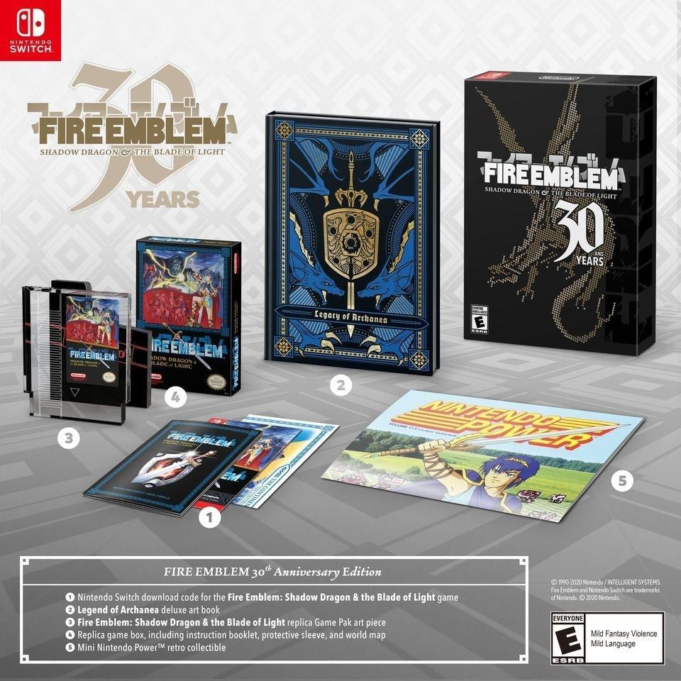 Fire Emblem 30th Anniversary Ed Shadow Dragon And The Blade Of Light - Switch