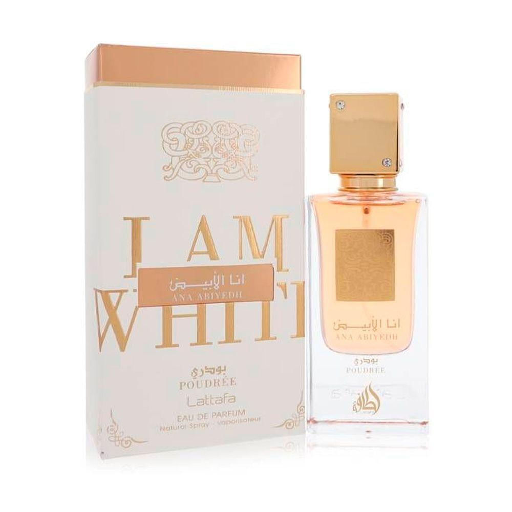 Ana Abyedh Poudree Lattafa Eau De Parfum 60ml Unissex