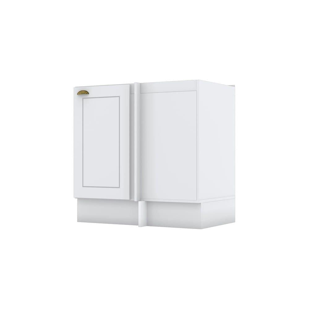 Balcão Canto Reto 01 Porta Amy Branco Hp Casa 812 Branco Hp