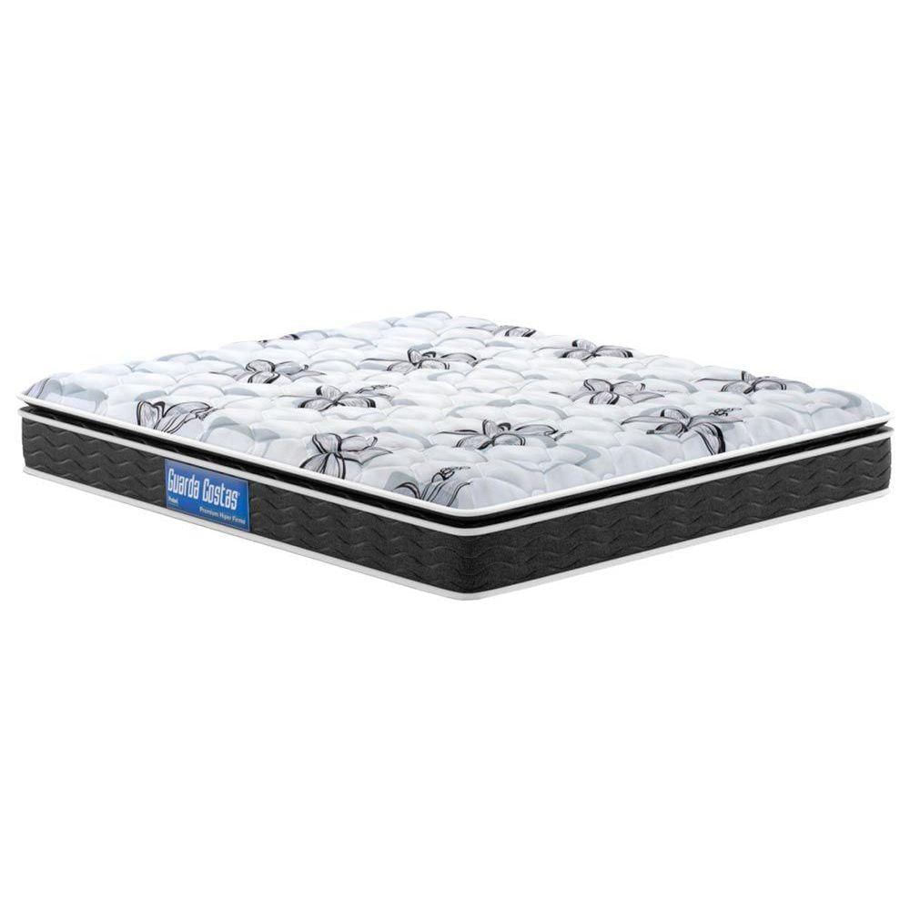 Colchão Queen Espuma D40/20 Guarda Costas Premium Hiper Firme Pillow Top Black (158X198X24) - Probel