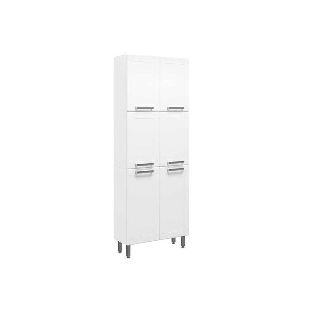 Paneleiro De Cozinha Múltipla 6036 6 Portas 70cm Branco - Bertolini