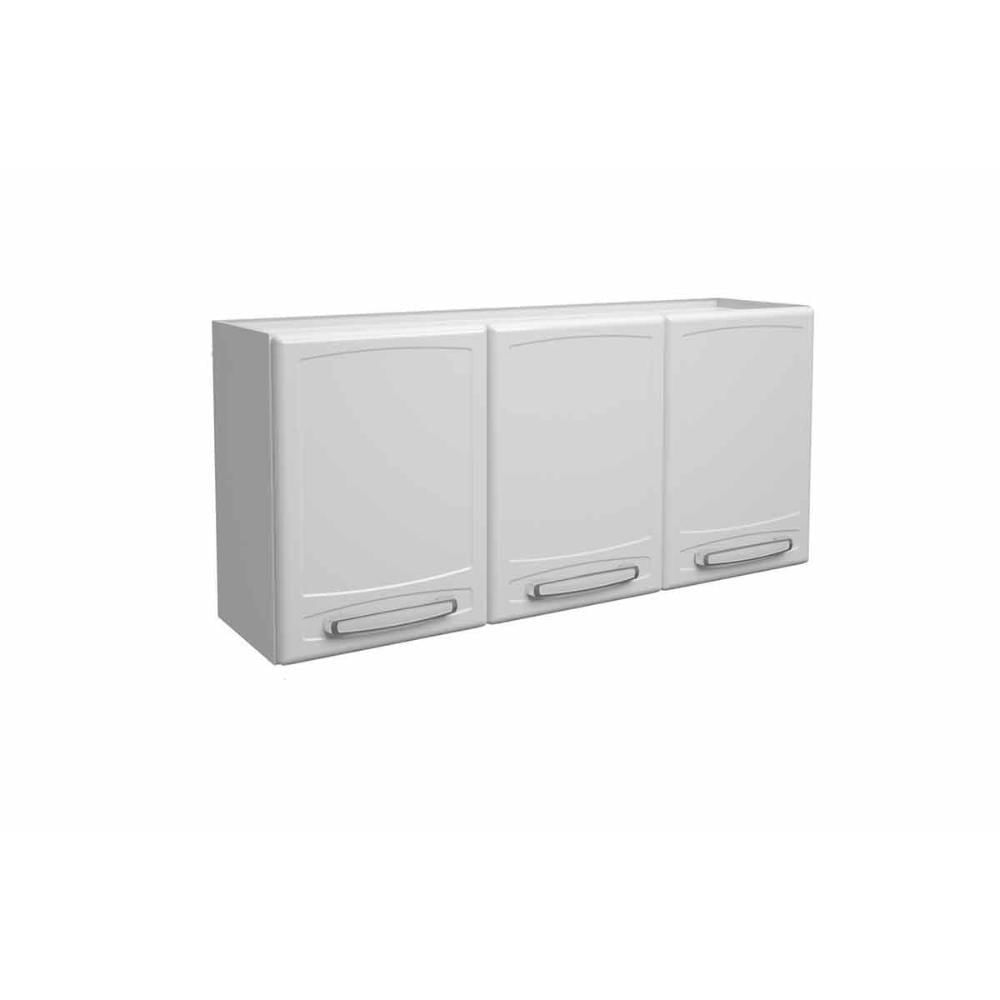 Armário Aéreo Cozinha Modulado Evidence 7008 3 Portas Branco - Bertolini