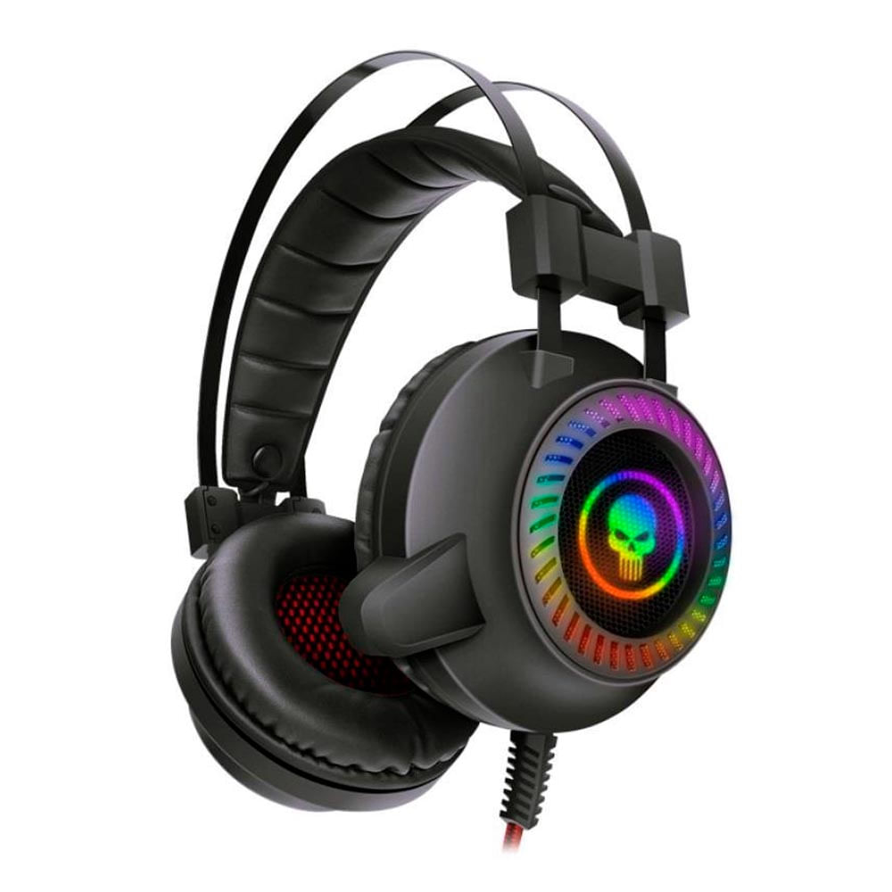 Fone Headset Gamer microfone cabo 2m 7.1 RGB 591 Bright