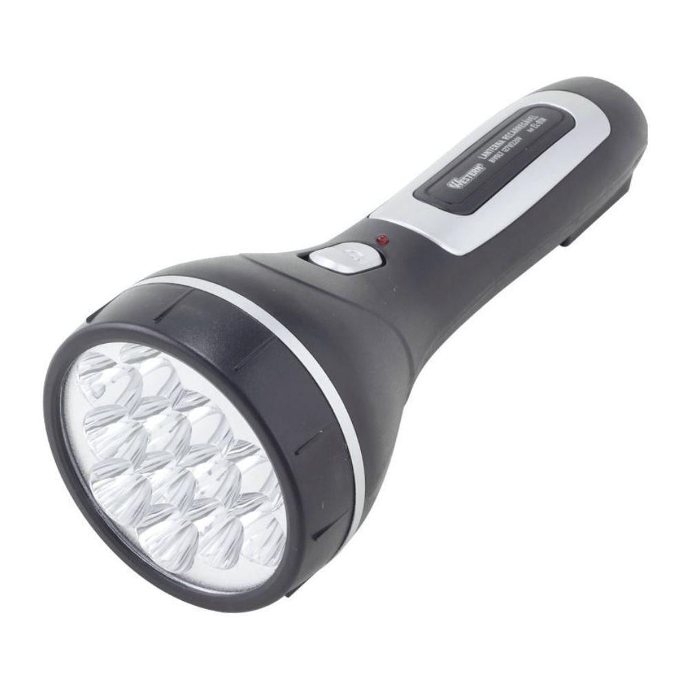 Lanterna Recarregavel Western Longa 12 Leds Bivolt