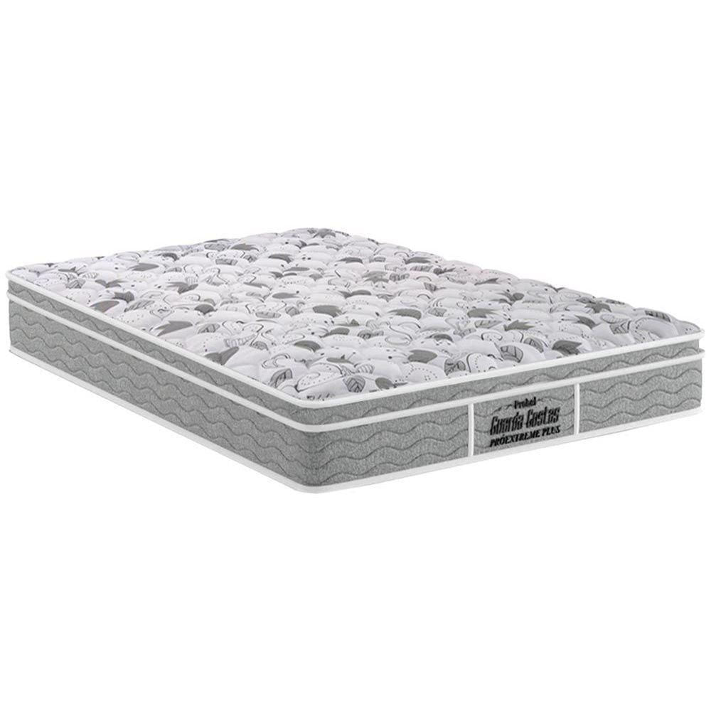 Colchão Casal D45 / Ep / Anatômico Guarda Costas Próextreme Plus Euro Pillow Gray (138x188x24)
