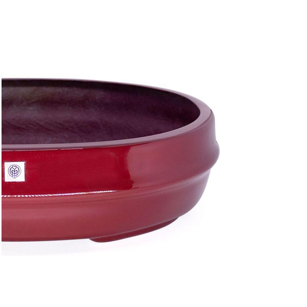 Vaso Bacia Decorativo Osaka Vermelho Lira G 16x65x52 Cm