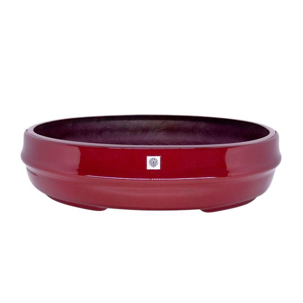 Vaso Bacia Decorativo Osaka Vermelho Lira G 16x65x52 Cm