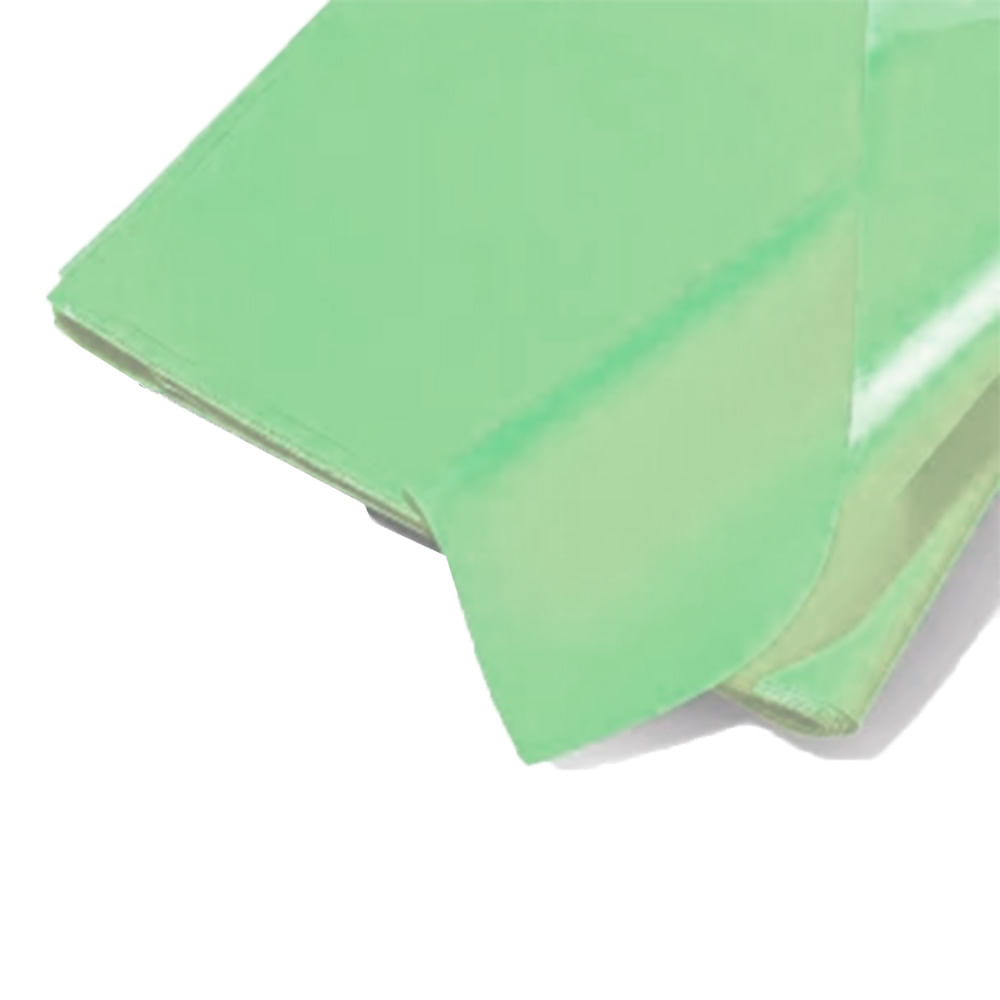 Kit 45 Folhas Papel de seda Verde chá 48mm x 60mm