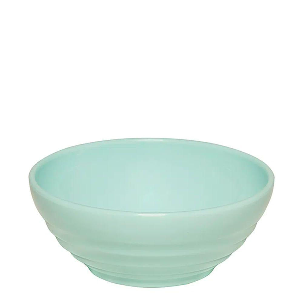 Bowl Oriental Redonda 500ml Verde Em Polipropileno Linha Tendência Vem