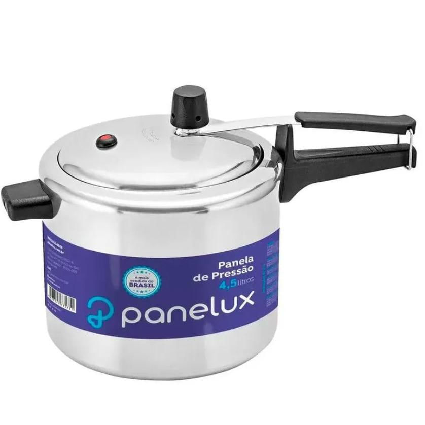 Panela de Pressão Panelux Alumínio Polido 4,5L Classic 5000002