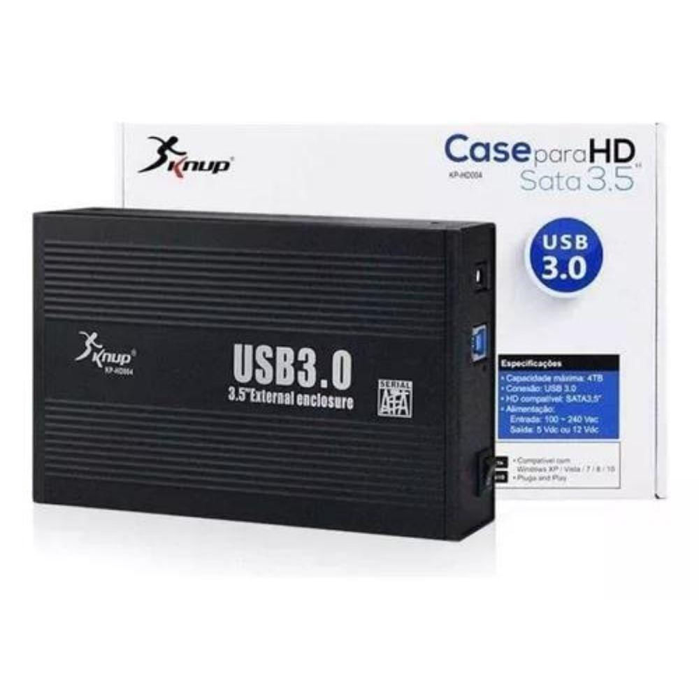 Case Hd Sata 3.5 Usb 3.0 Knup Kp-hd004