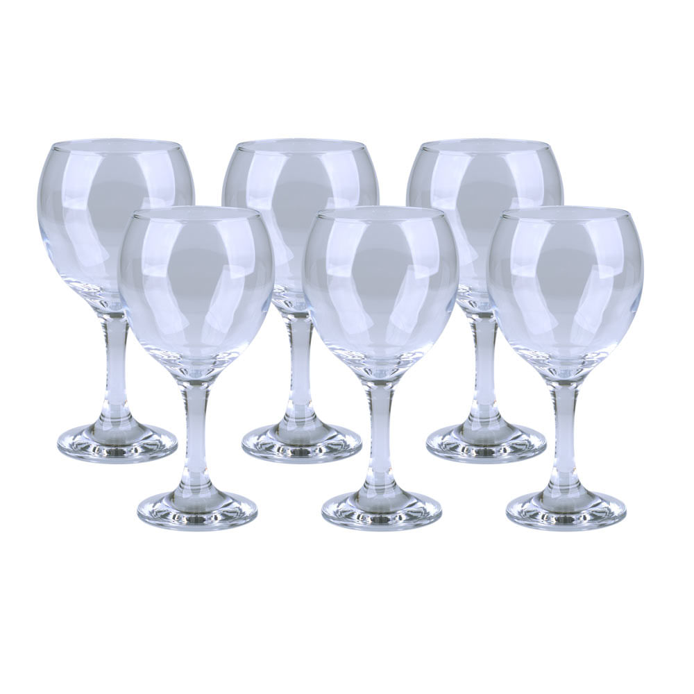 Conjunto com 6 Taças Vinho 260ml Mystic CV244246 Cazza