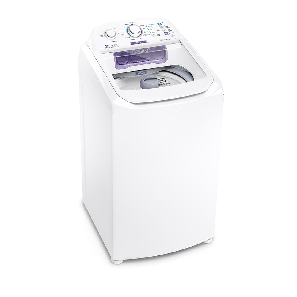 Máquina de Lavar Electrolux 8,5kg Branca Turbo Economia com Jet&Clean e Filtro Fiapos (LAC09) 127V