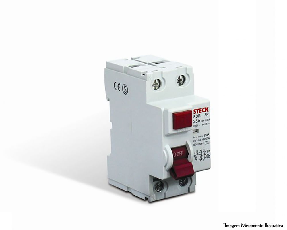 Disjuntor Steck Dr 4P 63A 30Ma Sdr46330