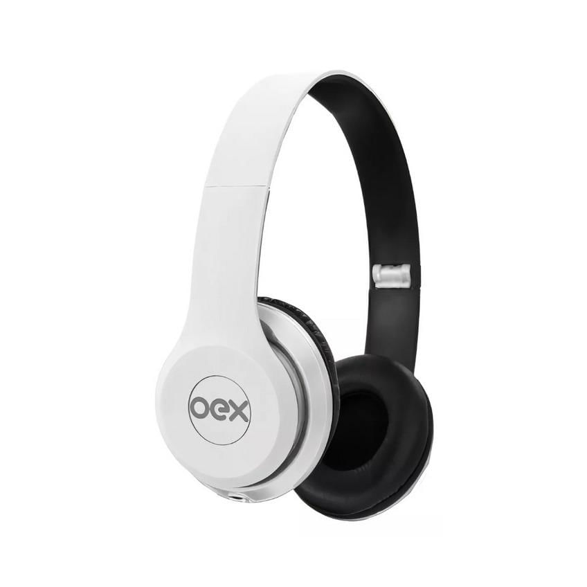 Fone de Ouvido Headset Style com Microfone HP103 Branco OEX