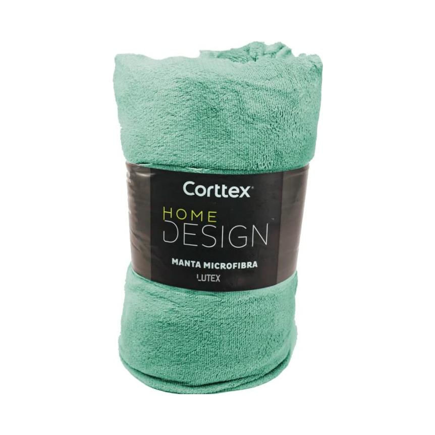 Manta Corttex Home Design Microfibra Casal Verde Unidade 1,80 x 2,20 cm 70.007.2