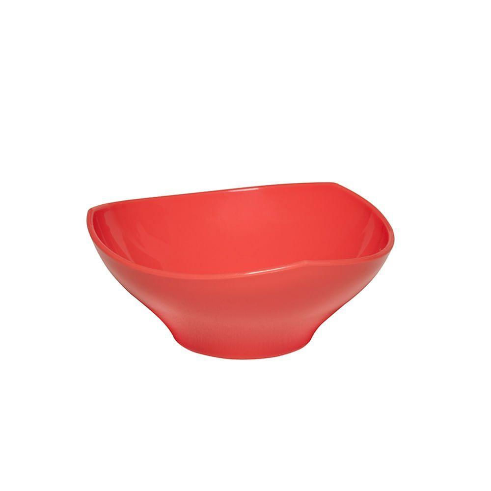 Bowl Flowers 1,5l Coral Em Polipropileno Linha Tendência Vem