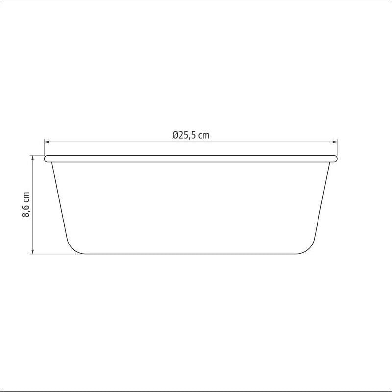 Forma para Bolo e Pudim Tramontina Alumínio Antiaderente Starflon Premium Preto 24 cm 2,6 L 20062/024