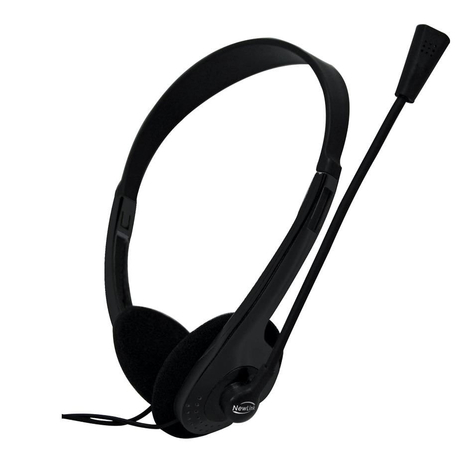 Headset High Tone New Link Preto Conexão P2 HS302NL