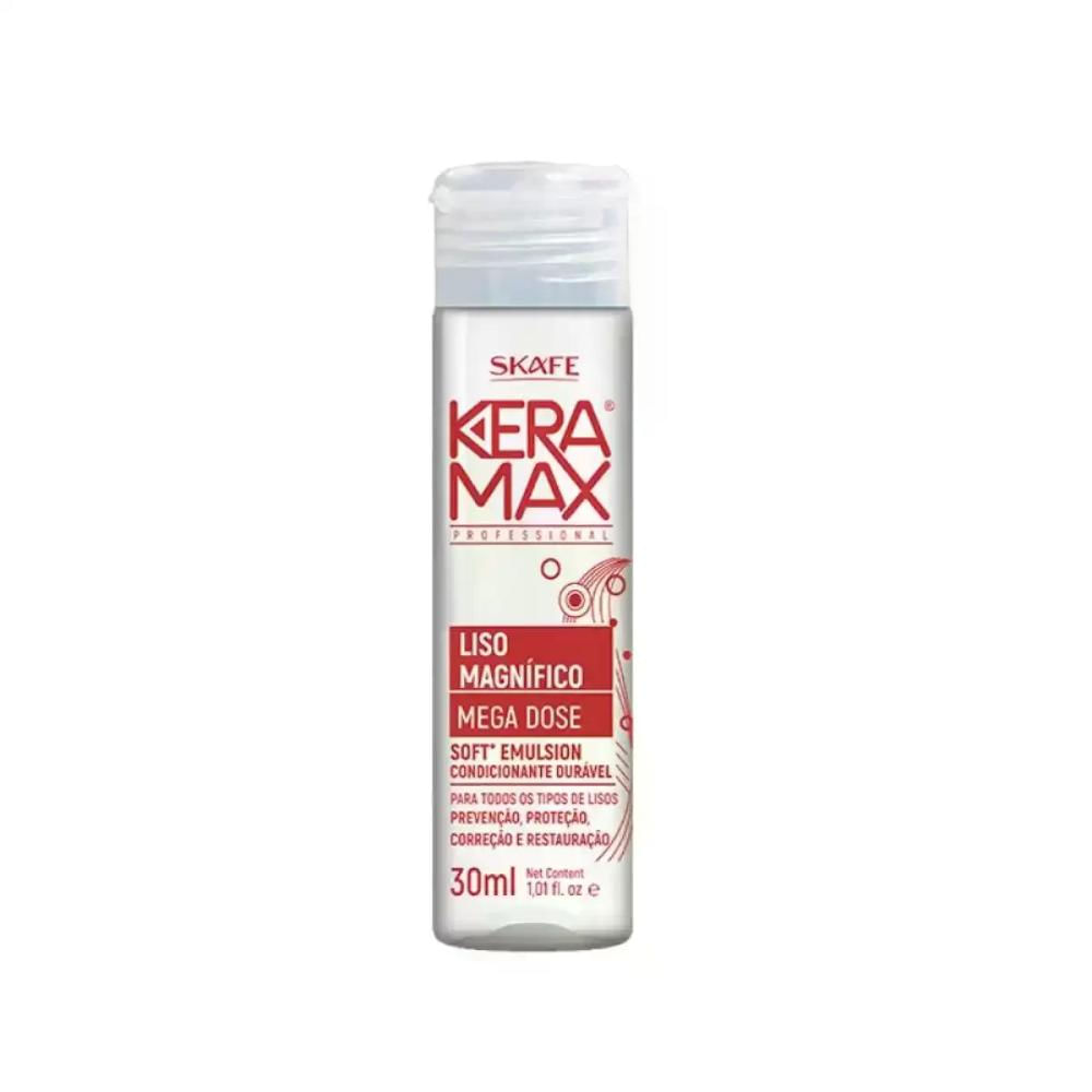 Ampola Liso Magnifico Mega Dose Keramax 30 Ml