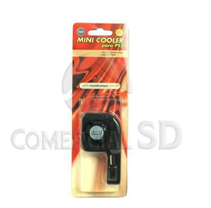 Mini Cooler Para Ps2 Preto