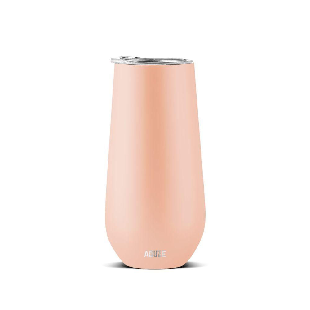 Copo Taça Térmica Aduze Champagne Espumante Drink Lux Rose 150ml