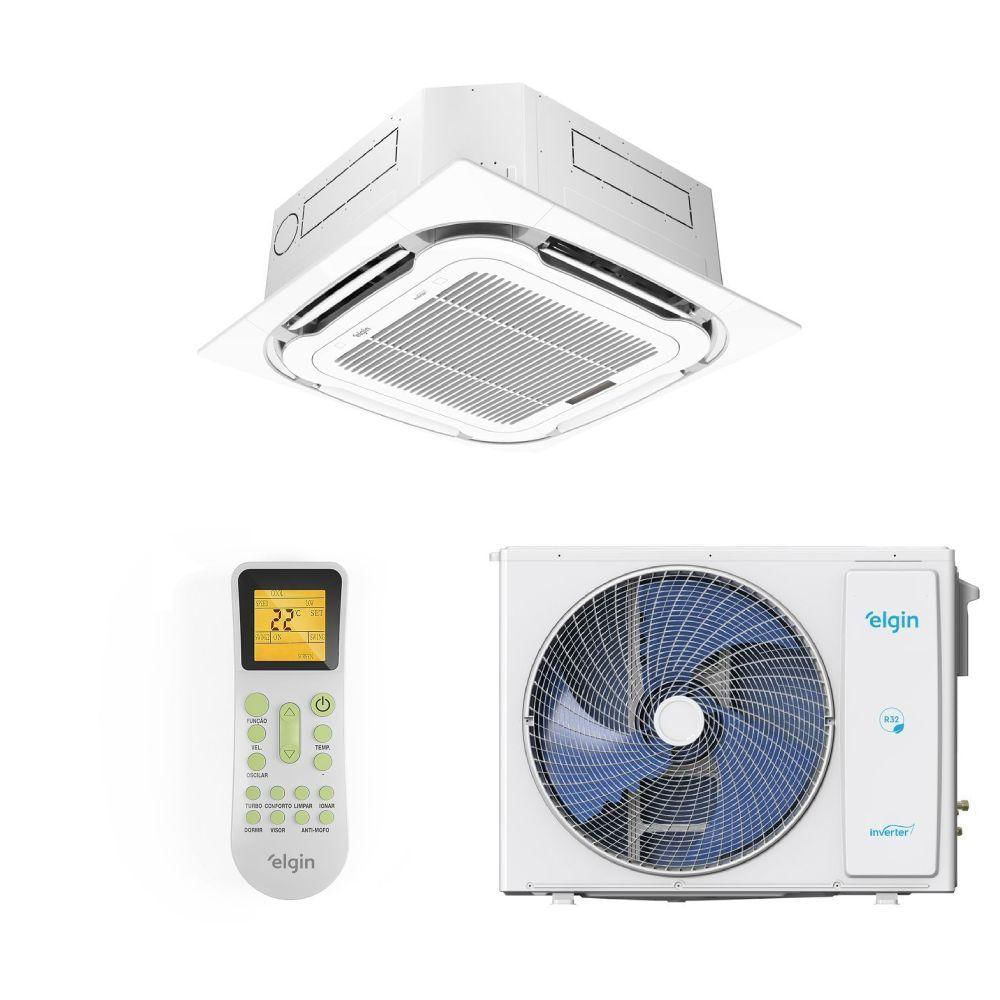 Ar Condicionado Split Cassete Elgin Plus Inverter 36000 BTUs Frio 220V KDFE36C2CA